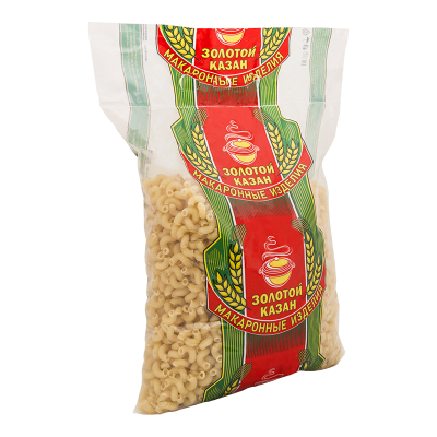 Макароны "Золотой Казан" Пружинка, 1.5кг мягк/уп