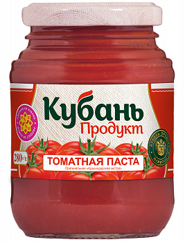 Томатная паста "Кубань продук" 25%, 280гр ст/б