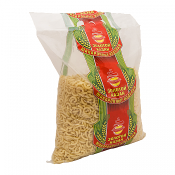 Макароны "Золотой Казан" Рожки-Соломка, 1.5кг мягк/уп