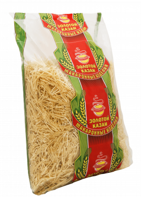 Макароны "Золотой Казан" Вермишель, 900гр мягк/уп