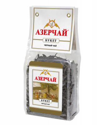 Чай "Азерчай" Букет черный байховый, 100гр. мягк/уп