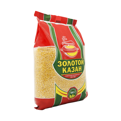 Фас.крупа пшено "ЗК" 0,9 кг/6(Цвет)