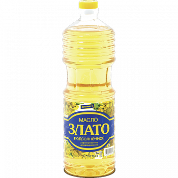 Масло подс. раф. "Злато" 1 литр/15