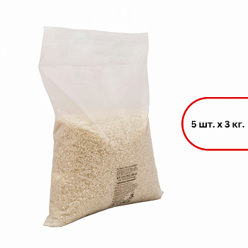 Рис "Золотой Казан" круглозерный промасленный, 3кг мягк/уп