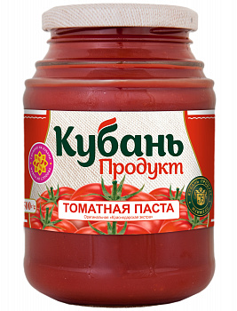 Томатная паста "Кубань продук" 25%, 500гр ст/б