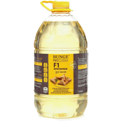 Масло "Bunge Pro" подсолнечное фритюрное, 5л пл/б