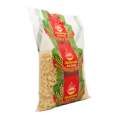 Макароны "Золотой Казан" Гребешок, 1.5кг мягк/уп
