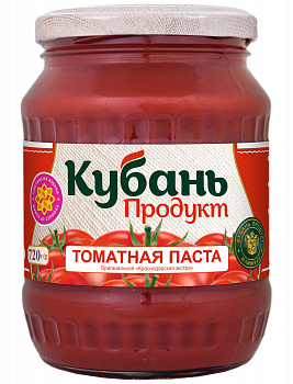 Томатная паста "Кубань продук" 25%, 720гр ст/б