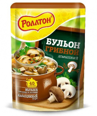 Роллтон Бульон грибной 100 гр/24