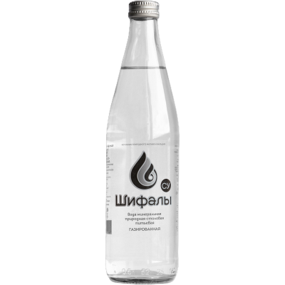 Вода питьевая минеральная газированная "Шифалы су" (Стекло) 0,5л/6