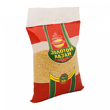 Пшено "Золотой Казан" шлифованное, 3кг мягк/уп
