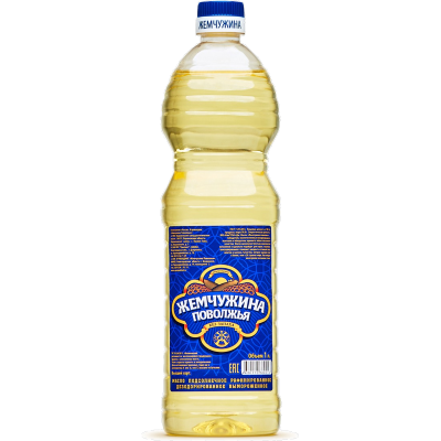 Масло подс. рафинир. "Жемчужина Поволжья" 1л